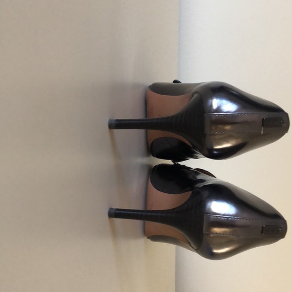 COACH pumps. Gunmetal silver/grey - Picture 5 of 7